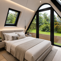 Capsule spatiale préfabriquée de luxe en acier de haute qualité, étanche, pour maison mobile ou bureau