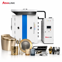 Pompe de machine de placage ionique sous vide contrôlée par PLC AsiaLink pour le revêtement PVD par pulvérisation multi-arc des pièces d'extrusion de profilés en aluminium