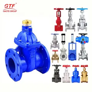 GAOTE casting iron magnetic locks gate valve ductile resilient seated soft seal gate valve lockout with magnetic key