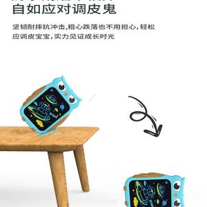 Mini tablette d'écriture d'art éducatif Tablette de <span class=keywords><strong>dessin</strong></span> effaçable de 8.5 pouces Tableau d'écriture numérique en forme d'animal Jouets éducatifs - Product Image 5