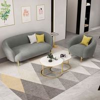 Canapé tendance, salon simple, salon de beauté, mobilier de loisirs, style moderne, canapé en velours