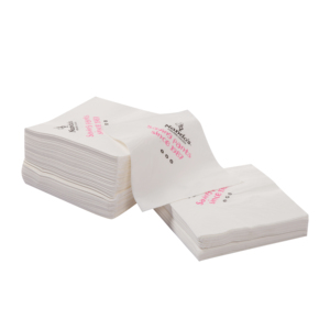 Serviettes en papier colorées 2 plis 4 volets en pâte de bois vierge pour le service des boissons - Product Image 1