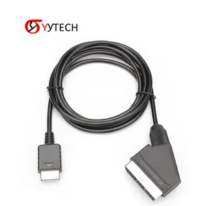 SYYTECH Neue Spiele konsole RGB 1,8 m Scart-Kabel Audio-Video-Kabel für PS2 Playstation 3 TV-Spiel zubehör