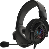Headset Gaming PC Over-Ear Baru dengan RGB PUBG E-Sports Tipe-C/USB Virtual 7.1 Active Noise Cancellation (ANC) Kabel 2.0M