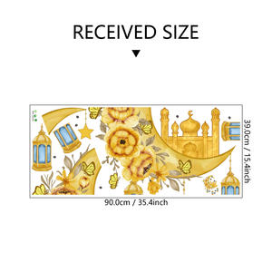 2025 nuovo fiore del Medio Oriente luna sogno castello lampadario camera da letto soggiorno adesivo decorativo da <span class=keywords><strong>parete</strong></span> - Product Image 5