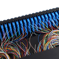 Panneau de brassage fibre optique 96 ports SC/UPC duplex ODF, panneau de brassage fibre optique 96 cœurs ODF monté en rack 2U 96 ports ODF