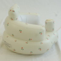 Canapé gonflable en PVC promotionnel, avec pompe à air intégrée, soutien dorsal pour bébé pour s'asseoir