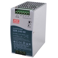 Alimentation industrielle DIN 240W 48V MEANWELL SDR-240-48 PFC
