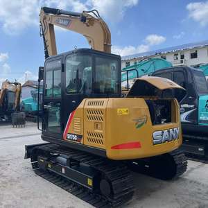 Excavatrices d'occasion Sany SY75C Pro avec de bonnes performances Mini excavatrice de machine à chenilles d'occasion de 7 tonnes en stock sur Hot-sale - Product Image 1