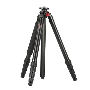 OBO Newest Professional Aluminum alloy Camera Tripod Triangular Center Tube Tripod reduce the storage space