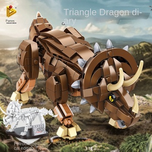 Bán Buôn 612007 Khủng Long Moc Xây Dựng Khối Triceratops Và Hóa Thạch 795 Pcs Mô Hình Gạch Giáo Dục Đồ Chơi Bộ Sưu Tập Cho Món Quà - Product Image 2