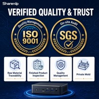 Sharerdp - Mini PC NUC para Juegos y Negocios, con Intel N100 Alder Lake de Cuatro Núcleos, Doble Salida HD DP, Venta al Por Mayor de Fábrica