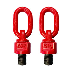 Vis de levage en alliage G80 avec anneau pivotant, finition plastifiée, emballage en baril et en boîte - Product Image 4