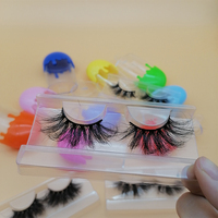 5 paires de faux cils Pack Faux mixtes longs cils naturels vaporeux cils épais faits à la main réutilisables cils dramatiques