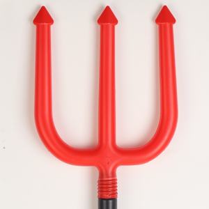 Pafu Halloween Cosplay fiesta Trident tenedor Prop Horror Red Devils cuernos diadema y Pitchfork Trident Demon Kits Set - Product Image 3