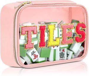 Sac de toilette transparent en PVC personnalisé avec logo imperméable pour femmes noir rose blanc avec fermeture éclair - Product Image 3