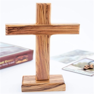 Bán Buôn <span class=keywords><strong>Handmade</strong></span> Đứng Miễn Phí Olive Bằng Gỗ Đồng Bằng Chữ Thập Cho Trang Trí Nội Thất - Product Image 3