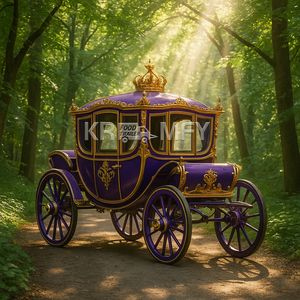 <b>China</b> Competitive Price Royal Drawn Outdoor <b>Christmas</b> Decoration Horse Carriage Special Transportation <b>Christmas</b> Ornament - Product Image 3