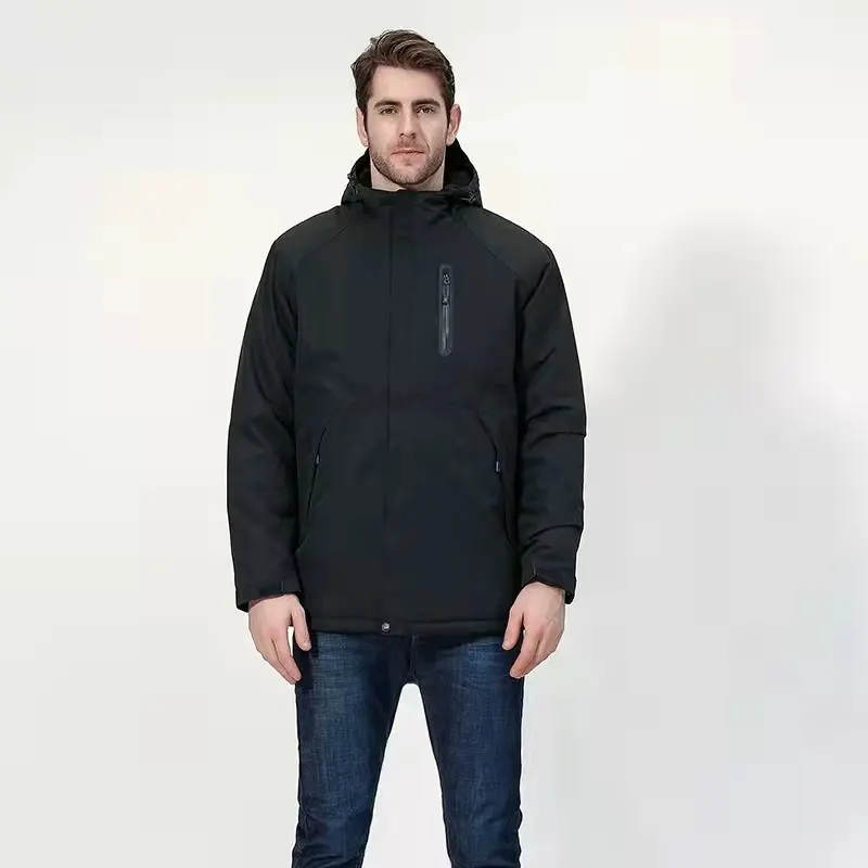 남녀 공통 Usb 난방 재킷 겨울 방수 가열 플러스 사이즈 자켓 방풍 야외 자켓 남성과 여성