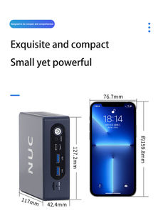 Mini PC prêt à l'emploi : Windows 11 <span class=keywords><strong>Pro</strong></span> sur SSD 512 Go, <span class=keywords><strong>Intel</strong></span> Core i5 12e génération et 8 Go de RAM, solution compacte pour le travail, la maison et les jeux - Product Image 4