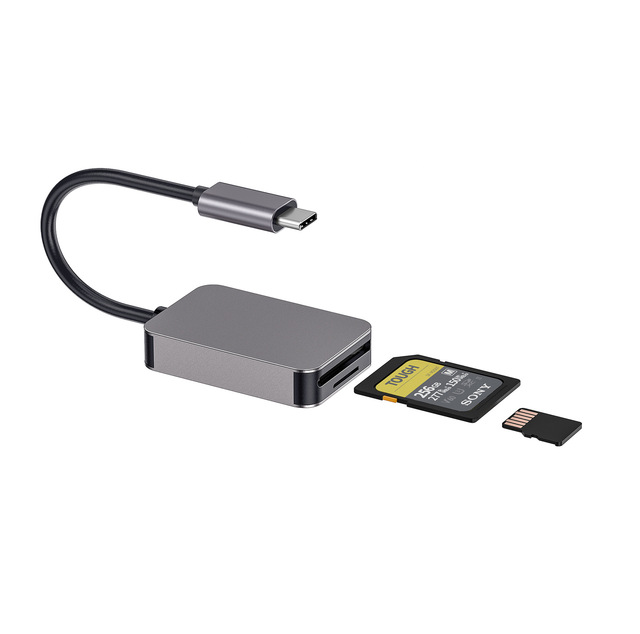 USB 3.1 SD 4.0 TF 2 in 1 Fast 5GBPS Card Reader Type C to USBI