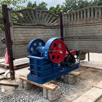 Mini concasseur à mâchoires PE 250x400, petite machine de concassage de pierres et de roches pour laboratoire et tests d'échantillons de minerai d'or