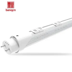 Banqcn T8 UL 6-warna sakelar daya 5 suhu 4 kaki 1.2m tabung LED bersertifikat ETL untuk penggunaan kantor FCC sesuai