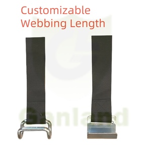 Largeur personnalisable GL-16617-1 50mm longueur 80mm PP PE ceinture <span class=keywords><strong>de</strong></span> cargaison interne sangle inférieure avec <span class=keywords><strong>crochet</strong></span> Rave plat J <span class=keywords><strong>pour</strong></span> bâche - Product Image 4