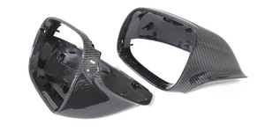 Coque de rétroviseur en fibre de carbone noire pour Audi Q5 SQ5 Q7 SQ7 – Modification - Product Image 4