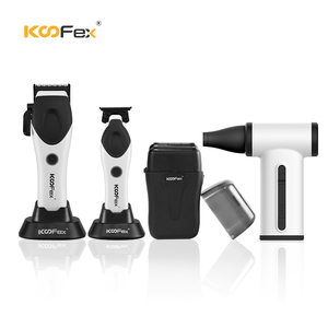 KooFex KF-A01 4-in-1 Professionelles Friseurmaschinen-Set Hochgeschwindigkeits-DC-Motor Haarschneider Trimmer-Set Mit Ladestation - Product Image 6