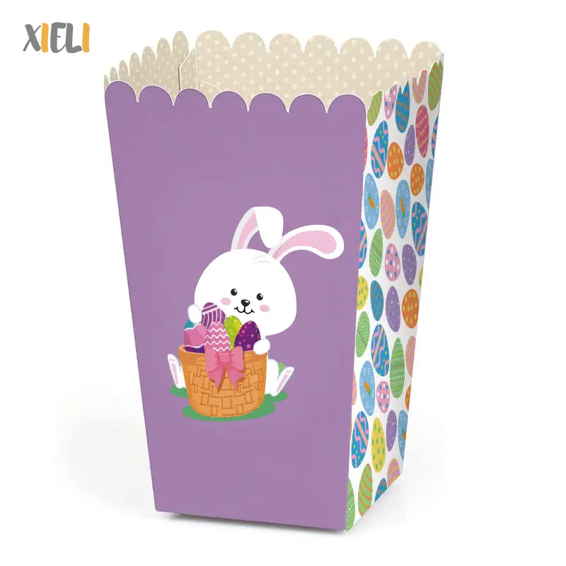 Xieli فيتنام عيد الفصح ورقة هدية مربع صندوق ورقي التعبئة والتغليف للورق صندوق هدايا قابل للطي