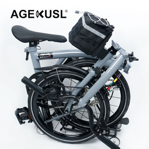 AGEKUSL Mini sac de transport avant tactique pour vélo <span class=keywords><strong>Brompton</strong></span> Aceoffix Bicycle - Product Image 4