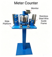 Dispositif d'ingénierie de haute précision avec rouleaux flexibles pour maintenir la tension efficacement, guide-fil fiable, compteur de longueur