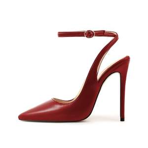 الصيف حزام الكاحل المرأة مثير مدبب الكعب العالي أنيقة الكلاسيكية الفضاء الظهر السيدات حبال الصنادل الكعب - Product Image 6