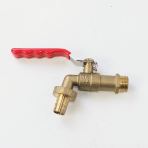 Robinet de lavabo mural en laiton <span class=keywords><strong>NPT</strong></span> <span class=keywords><strong>1</strong></span>/2" 3/<span class=keywords><strong>4</strong></span>" avec poignée en acier moderne et vanne à boisseau sphérique pour le marché sud-américain - Product Image 1
