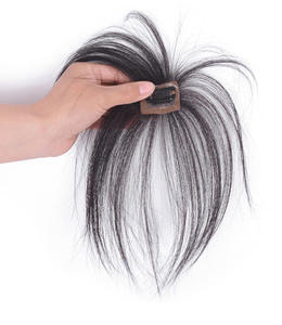 Estensioni dei <span class=keywords><strong>capelli</strong></span> con frange per <span class=keywords><strong>capelli</strong></span> AU Remy clip per <span class=keywords><strong>capelli</strong></span> umani reali di buona qualità nella testa superiore bang per le donne - Product Image 4