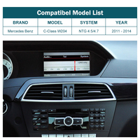 Interface multimédia de route, boîtier décodeur de Module de jeu de voiture sans fil CarPlay Android Auto pour Mercedes Benz classe C W204 2011-2014