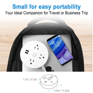 Tường ổ cắm <span class=keywords><strong>2</strong></span> USB dải điện chúng tôi tiêu chuẩn bộ sạc điện cầm tay Dải đa-port thông minh phích cắm - Product Image 6