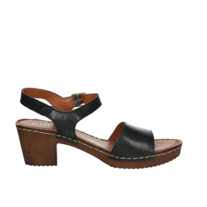 Pq5113633 sandali con tacco in pelle alla moda con cinturino aperto alla caviglia con chiusura in vera pelle per l'estate autunnale - Product Image 4