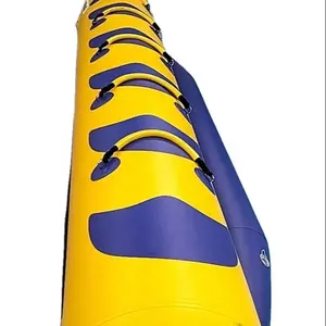 6-8人PVCインフレータブルビーチ水上スキーバナナボート牽引可能チューブ販売用