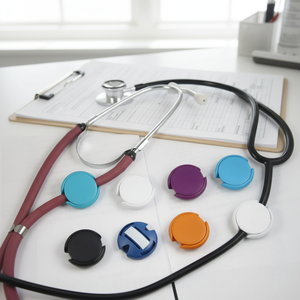 Placa de identificación con forma circular para estetoscopio manual - Product Image 6