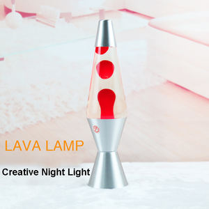 عرض خاص ضوء ليلي حديث بقاعدة فضي أصلية لغرف النوم هيكل زجاجي ظل مخروطي معدني - Product Image 5