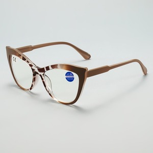 Nouvelles Lunettes de Lecture Œil de Chat Colorées Tendance <span class=keywords><strong>à</strong></span> Prix d'Usine pour Femmes, <span class=keywords><strong>Verres</strong></span> Anti-Lumière Bleue, Monture Papillon - Product Image 1