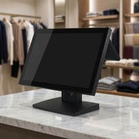 Systèmes de point de vente Windows 18,5 pouces, caisse enregistreuse I5 6ème génération 8+128G, écran tactile, ordinateur tout-en-un pour supermarché et commerce de détail
