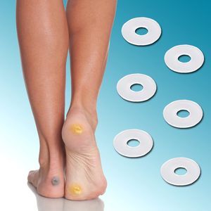 Gel clair ovale pied maïs anneaux Gel coussins coussinets casquettes dissolvant chaussures bâton pied protecteur auto-adhésif dos talon autocollant HA01333 - Product Image 6