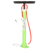 Pompe à pneu de vélo à main portable de 130 à 160 Psi avec trois buses à air Pompe à air de vélo en acier et en plastique avec adaptateur de valve Presta