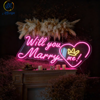 Panneau publicitaire LED néon personnalisé pour entrée de mariage, très demandé - Durable et étanche pour les magasins, bars et événements