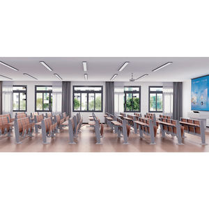 Conjunto de Sillas y Escritorios para Auditorio, para Universidad, Escuela, Sala de Conferencias - Muebles Escolares Modernos, Duraderos, Ecológicos, de Uso Comercial - Product Image 1