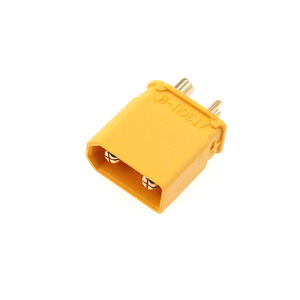 Amass XT30ULW-F 90° Right-Angle Female Connector with Solder Tabs, Gold-Plated Low-Profile Plug for XT30U <b>Battery</b> Interfaces - Product Image 4