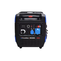 YHS-PT-001 3kw 4.6kw 5kw 5.5kw Tragbarer leiser Benzin generator Elektromotor mit Handläufen und Rädern